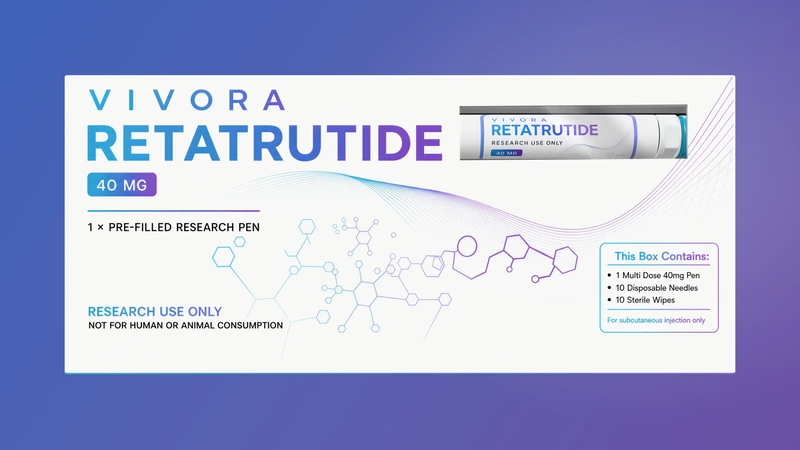 Retatrutide research pen packaging